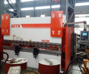3m CNC hidráulica prensa frenos 4 ar eje