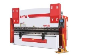 Yawei AHYW 4 Ais CNC Preas Coscáin 3m100Ton