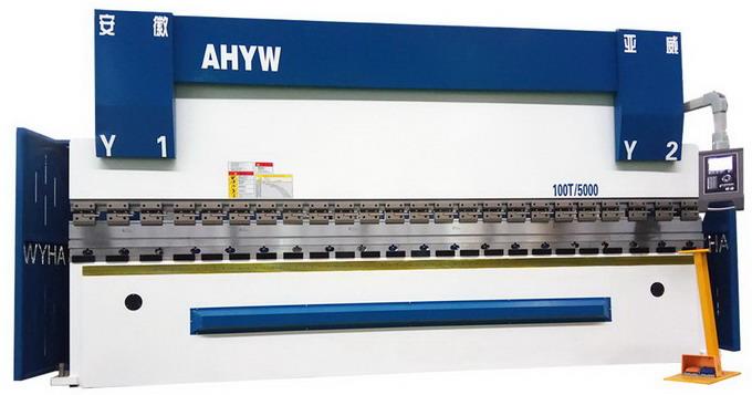 AHYW Yawei 100T5m 5 Axis CNC press brake DELEM DA52S   china suppliers